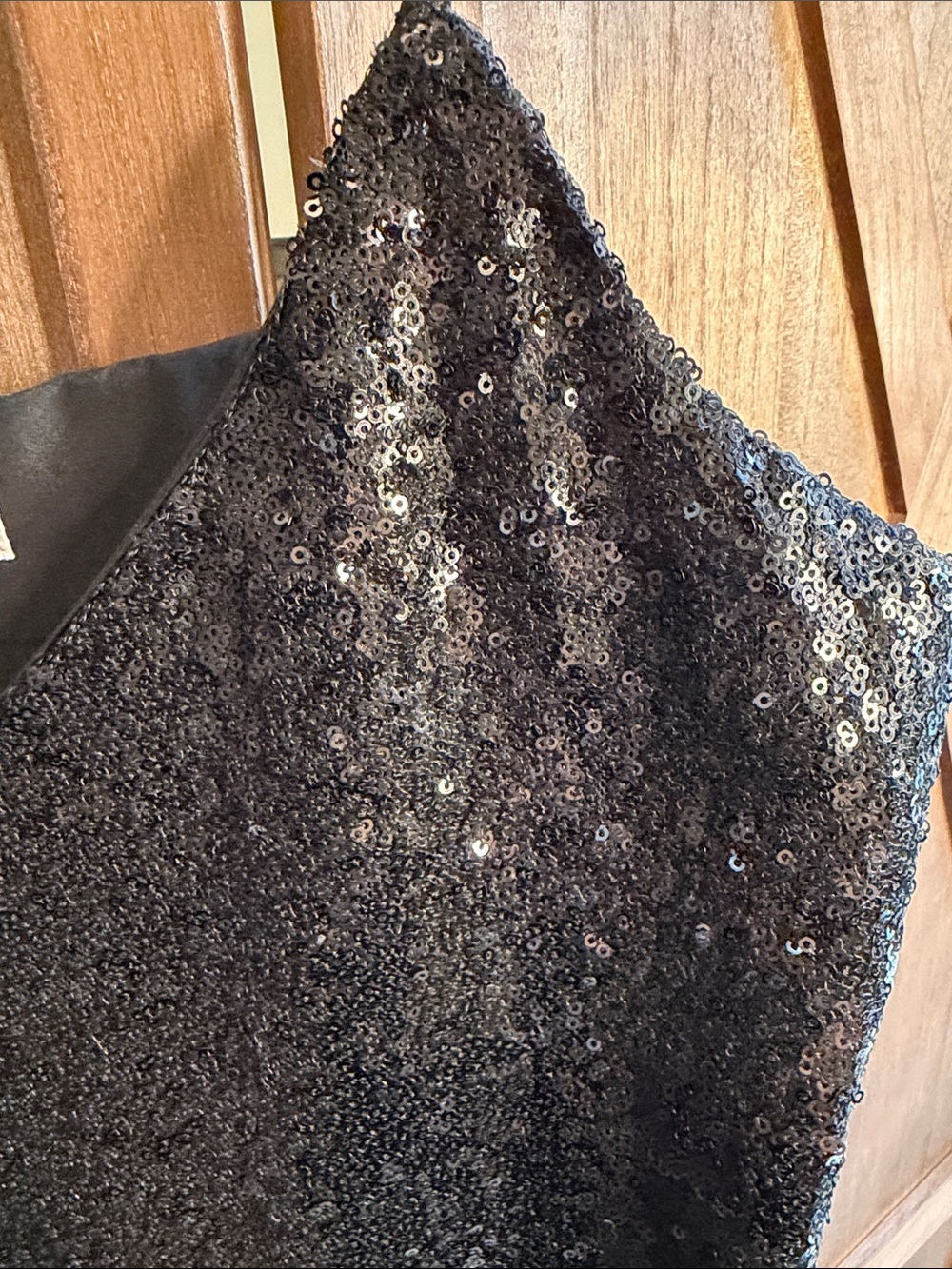 JACK by BB Dakota Black Sequin Mini Dress Cami Slip Dress SIZE SMALL - Picture 4 of 8